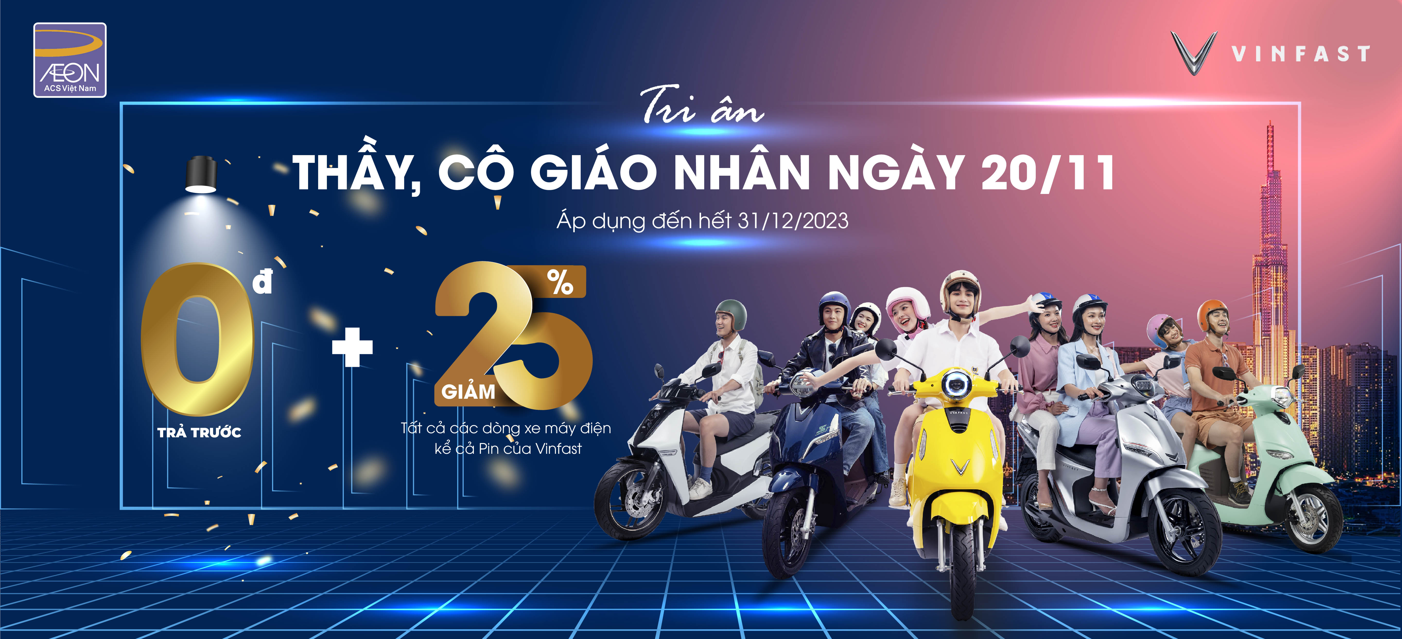 [VINFAST] TRI ÂN THẦY, CÔ GIÁO VIỆT NAM 20.11