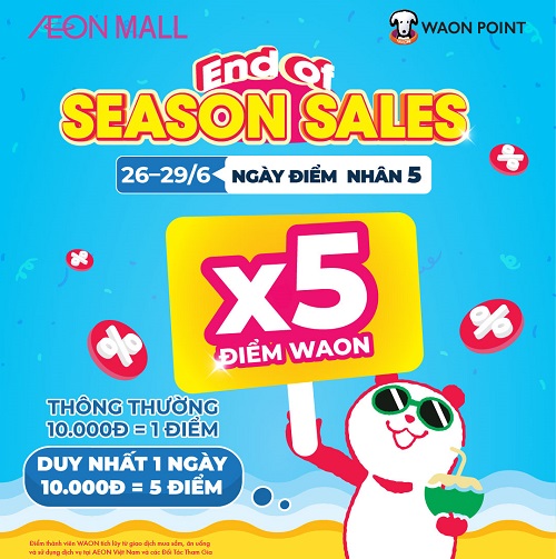[WAON PONT] END OF SEASON SALES
