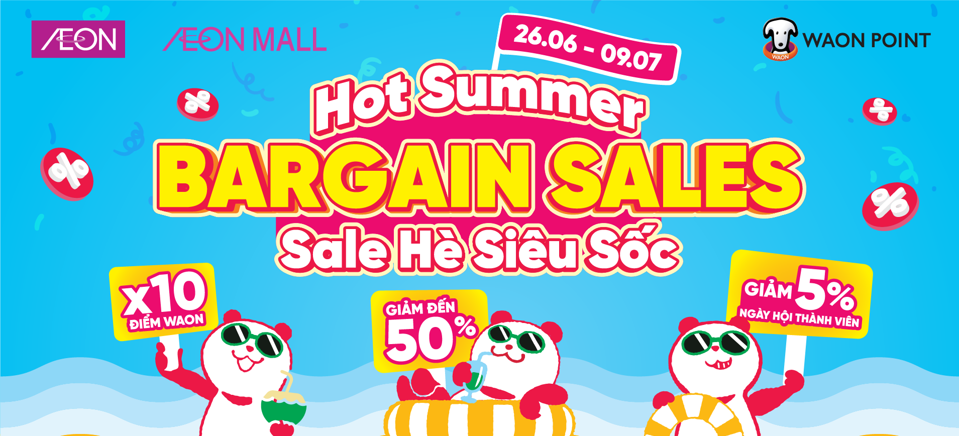 WAON - SALE HÈ SIÊU SỐC