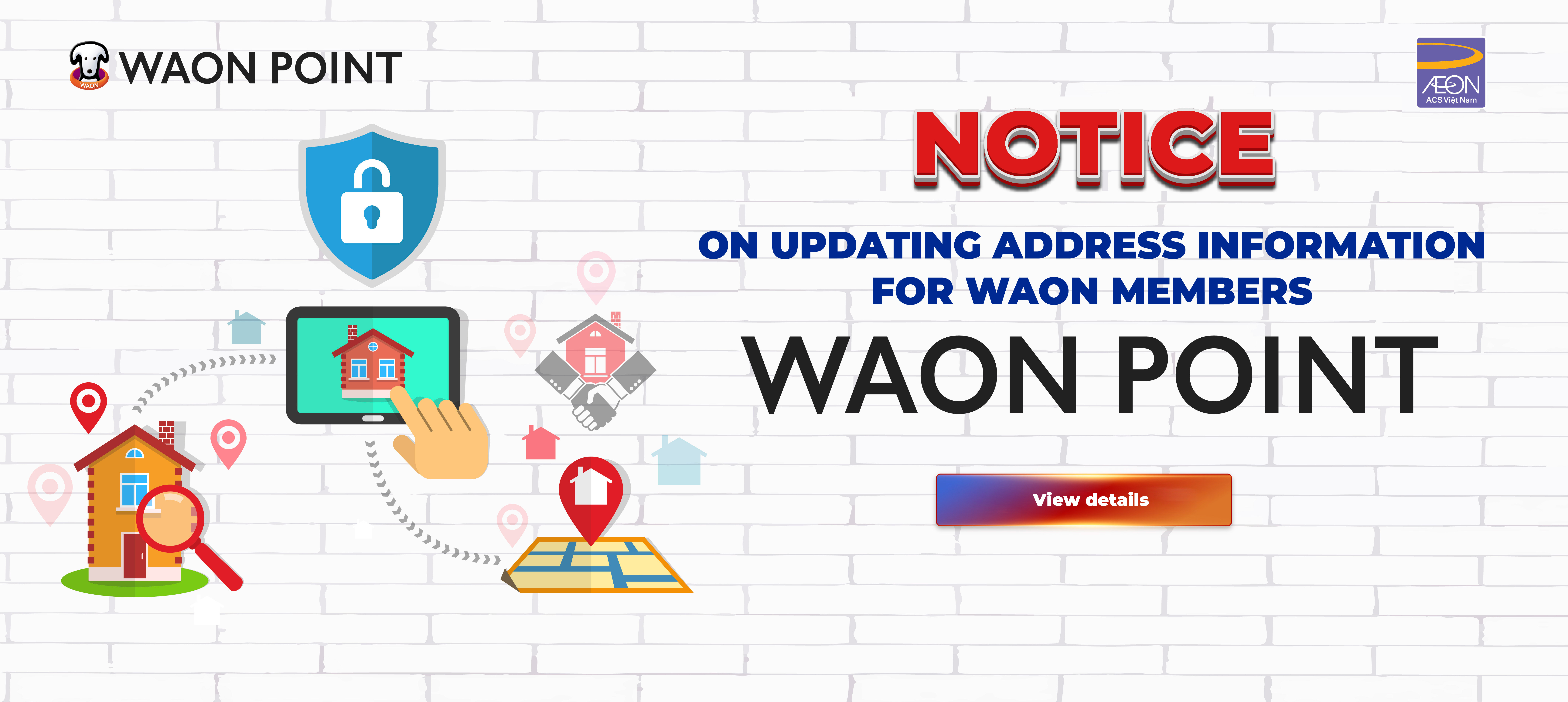 NOTICE ON UPDATING ADDRESS INFORMATION FOR WAON MEMBERS