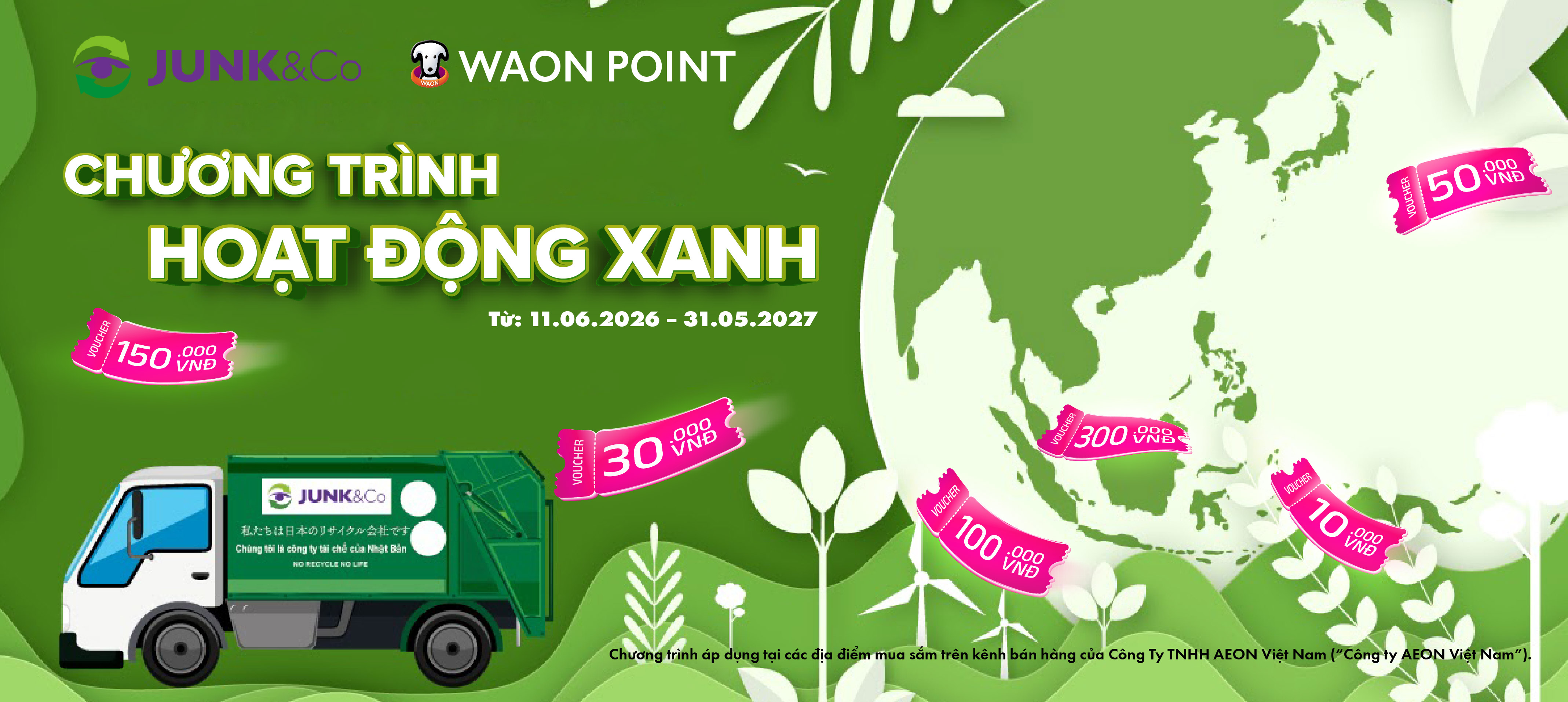 CHƯƠNG TRÌNH HOẠT ĐỘNG XANH 